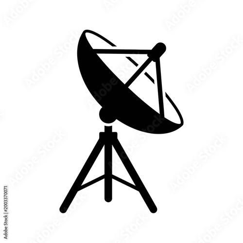 Satellite dish antenna for communication and broadcasting
