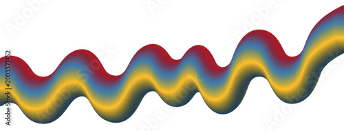Creative Abstract Wave Background with Colorful Rainbow Gradient Lines, Modern Fluid Curve Pattern for Banner, Wallpaper, Web Templates and Decorative Design