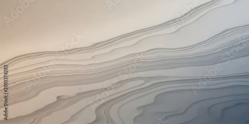 Abstract flowing wavy lines in gradient beige and blue colors resembling layered topography or liquid movement abstract gradient background wallpaper delicate peaceful horizontal blending