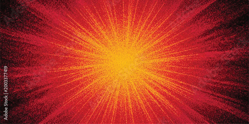 Radial light burst abstract background with red and yellow rays abstract background explosion speckled sunburst contrast backdrop wallpaper creative composition template