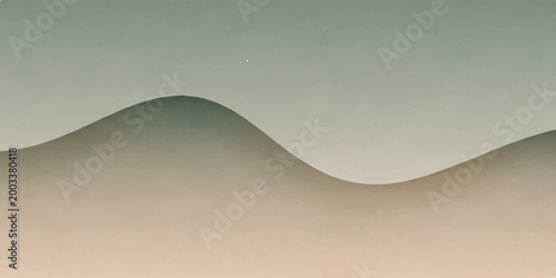 Minimalist smooth wave abstract background in sage green and beige tones with abstract background minimalist gradient aesthetic wallpaper composition creative backdrop artistic presentation