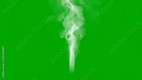 Ethereal Smoke on Green Canvas: The delicate dance of vapor against a verdant backdrop, creating a mesmerizing visual spectacle of wisps.