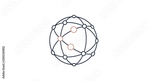 Network connections and global communication.