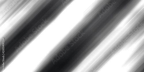 Fotografía Futuristic tech background with black and white diagonal halftone arrays representing digital data flow