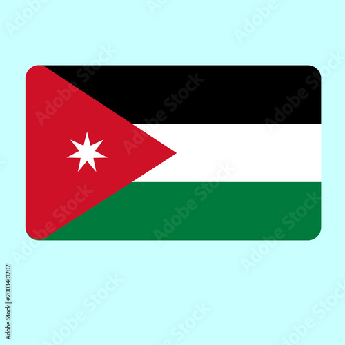 Free Download flag of Jordan - GFXLoad