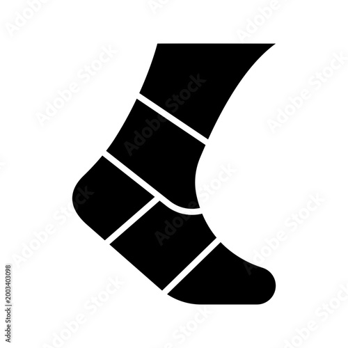 Fotografie Foot bandage icon