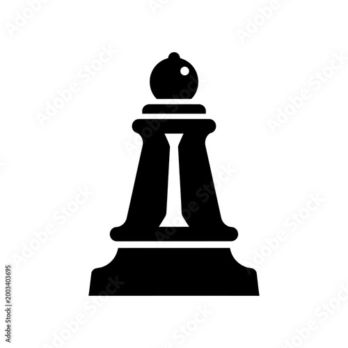 Black chess pawn king isolated on white minimal strategy leadership