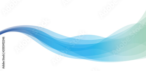 波型グラデーション背景素材