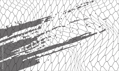 Mesh texture for fishing nets. Seamless pattern for sportswear or soccer goal, volleyball net, basketball hoop, hockey, athletics. Abstract net background for sports vector illustration