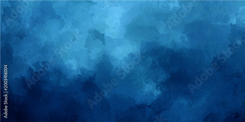 Vector Abstract watercolor artwork blue artistic background for presentation design or artistic wallpaper with paint splash and artistic expression.
