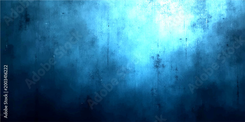 Vector Abstract deep blue texture with distressed vintage and grunge effect ideal for overlay or backdrop.