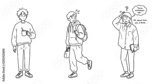 Momentary dilemmas: daily challenges, confusion, walking through life