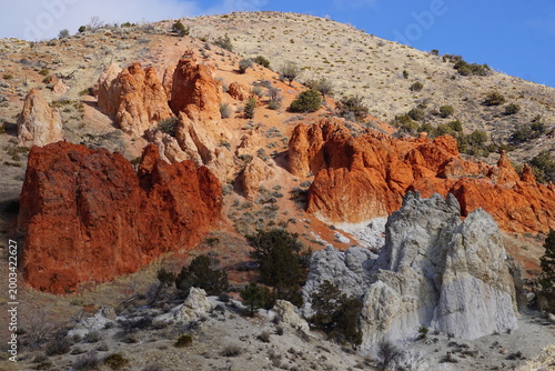 red rock canyon park near reno, nv, usa