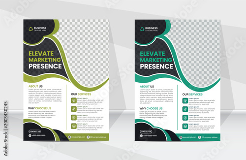 Obraz na płótnie Modern Interior Flyer Design, Vertical Layout, Geometric Diagonal Elements, Luxu