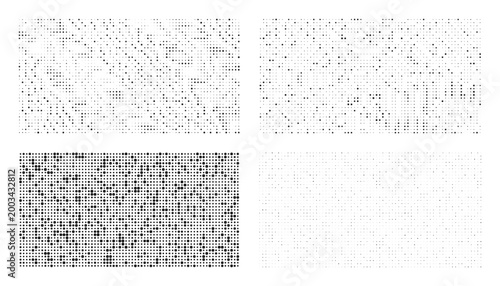 Abstract textured patterns in varying shades of grey and white, suggesting organic or topographic forms.