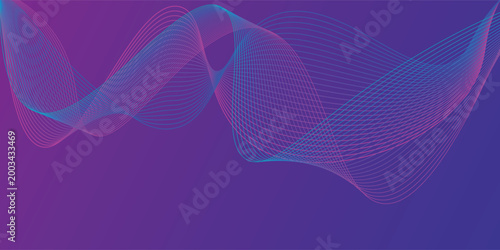Foto abstract background using blue gradient waves