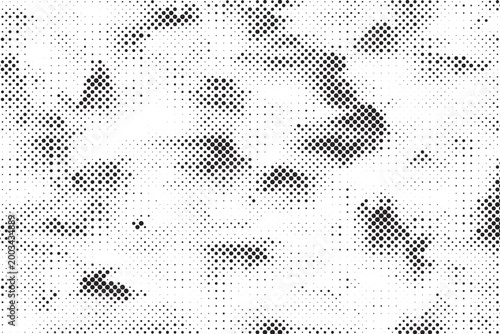 Halftone vector background featuring an abstract two-tone pattern, with ample copy space for customizing your content.