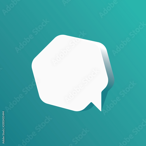 Speech bubble blank frame, text quote box, message