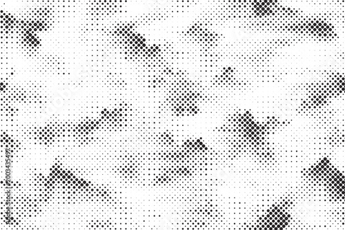 Halftone vector background featuring an abstract two-tone pattern, with ample copy space for customizing your content.