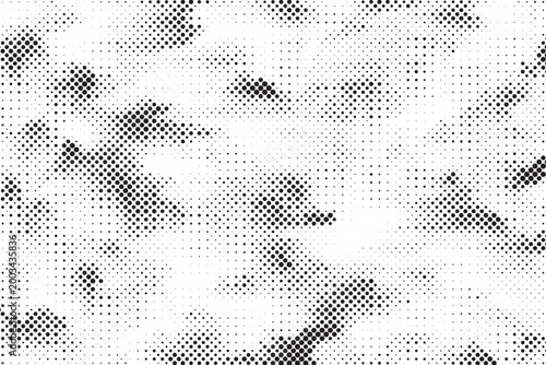 Halftone vector background featuring an abstract two-tone pattern, with ample copy space for customizing your content.