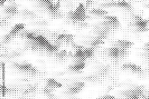 Halftone vector background featuring an abstract two-tone pattern, with ample copy space for customizing your content.