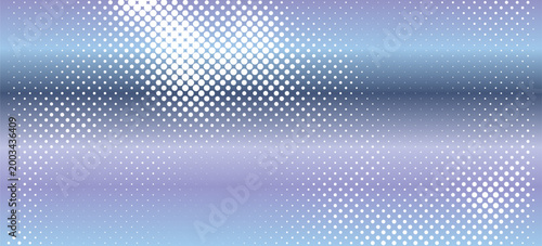 Abstract cool tone gradient with halftone dotted pattern as a background, radial dot composition, modern tech feel