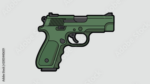 Green plastic toy truck with smiling face and keywords black wheels isolated on white background