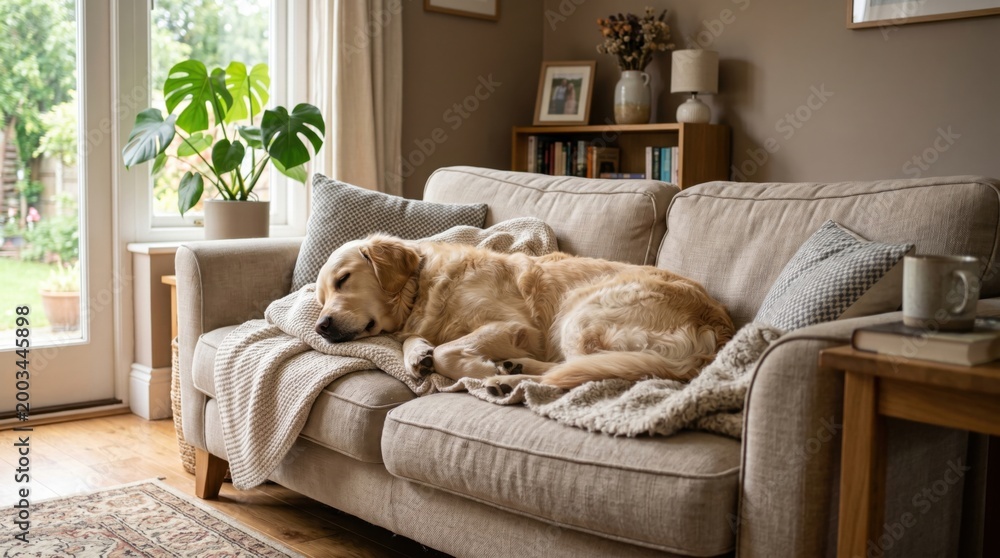 Obraz premium sleeping dog