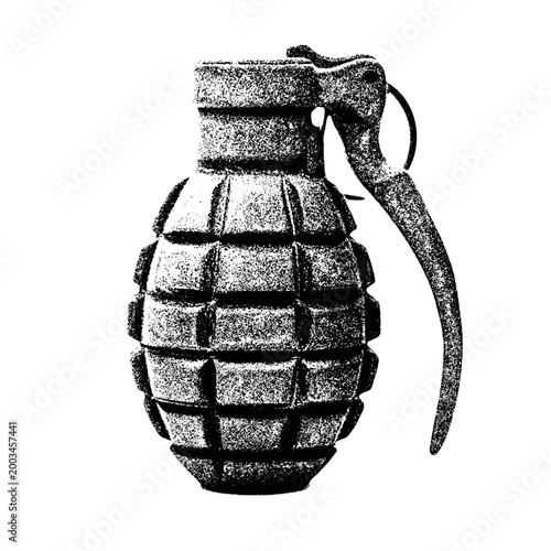 Foto Military weapons collection vector illustration