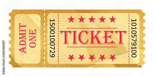 Old cinema ticket 