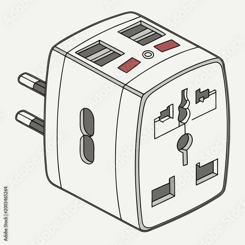 Universal power adapter with usb ports and outlets universal adapter usb ports electrical adapter