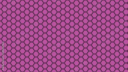 Purple Hexagonal Pattern Design Background