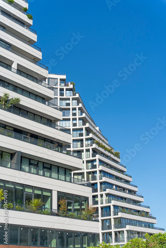 Albania Tirana capital apartments building