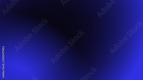Smooth Blue Gradient Abstract Background with Soft Glow Lighting, Dark Navy Modern Minimal Backdrop for Technology, Business and Creative Design