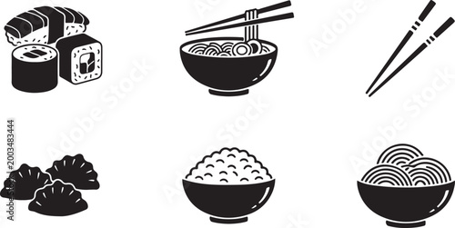 Black and white of various kitchen utensils and tools kitchen tools spatula whisk des