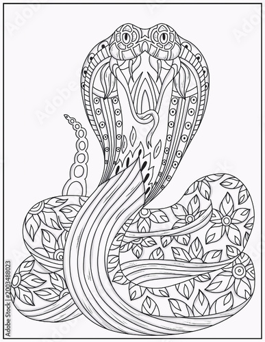 Slika na platnu Animal Mandalas (Mindfulness) Coloring Pages