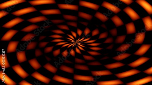 Fiery Spiral Vortex Background Loop 4K Radial Glow Motion