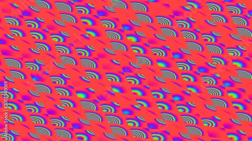 Vibrant Abstract Fluid Pattern Loop 4K – Colorful Organic Waves Background