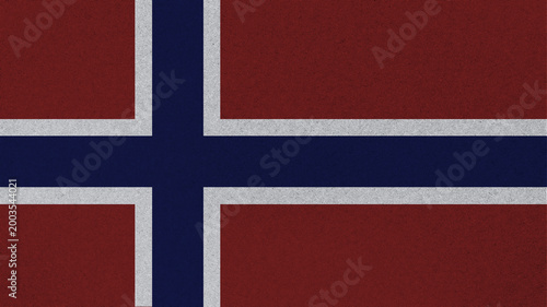 Tablou pe pânză Norwegian flag made with texture for presenting idea and celebration via visual vector art design