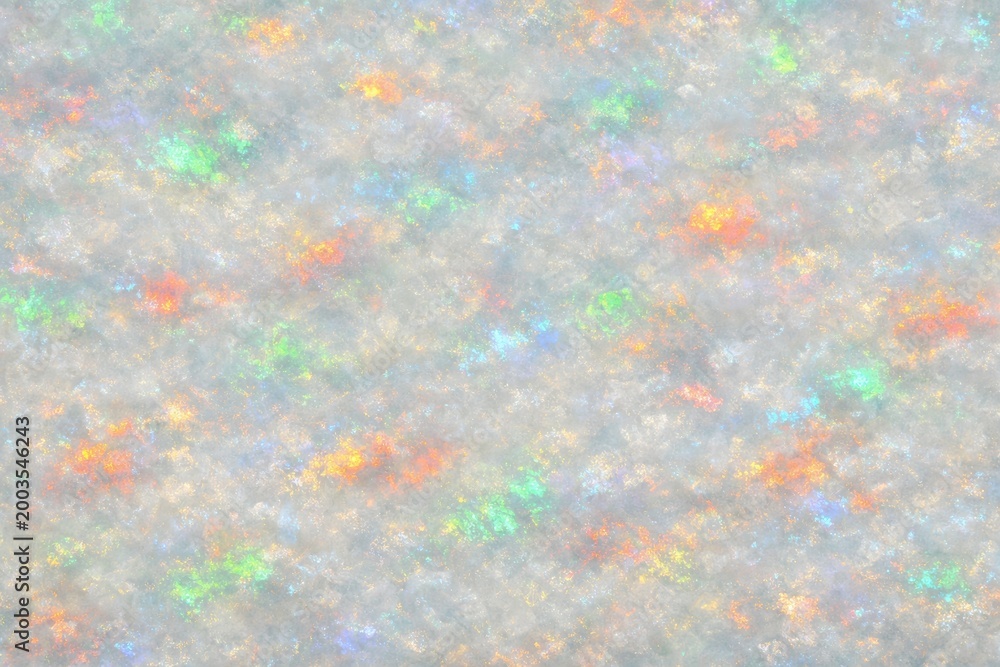 Fototapeta premium Opal Texture Seamless Pattern. Close-up opal gemstone surface detail. Luxury iridescent crystal pattern design. Realistic opal texture background. Detailed sparkling macro close-up. Gemstone.