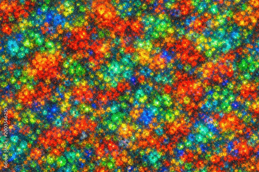 Fototapeta premium Opal Texture Seamless Pattern. Close-up opal gemstone surface detail. Luxury iridescent crystal pattern design. Realistic opal texture background. Detailed sparkling macro close-up. Gemstone.