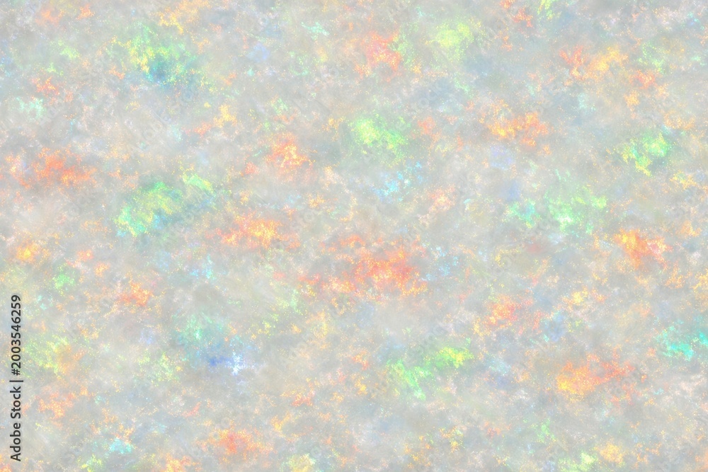 Obraz premium Opal Texture Seamless Pattern. Close-up opal gemstone surface detail. Luxury iridescent crystal pattern design. Realistic opal texture background. Detailed sparkling macro close-up. Gemstone.