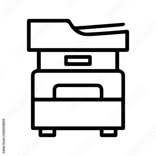 Printer machine icon