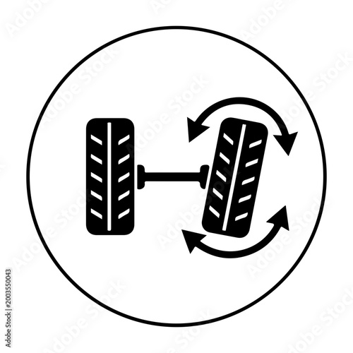 Wheel Alignment Icon