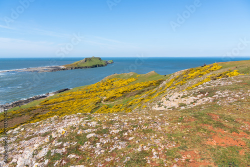 Worms Head, Rhossili Bay, Gower Peninsula, South Wales