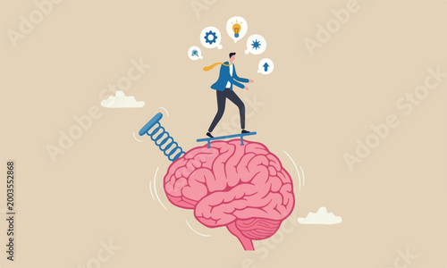 Photos Brain intelligence new idea, smart or wisdom to brainstorm, imagination to succe