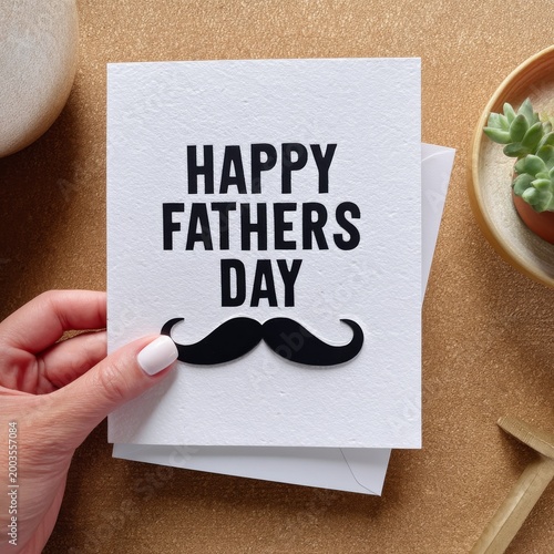 Celebration of Fathers Day With Greeting Card and Colorful Design