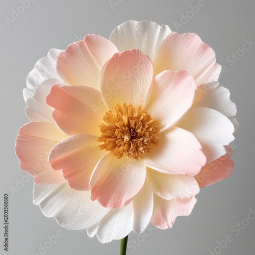 Flower With Soft Petals and Center in Indoor Setting During Daylight