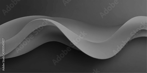A serene, abstract composition of flowing curves and subtle shadows. The image captures a sense of elegance and fluidity.