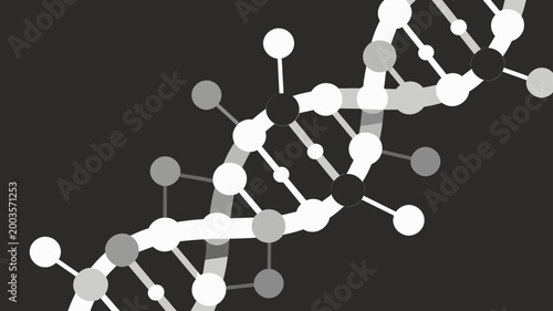 A minimalist composition featuring connected circles evokes a sense of networking and data flow. Perfect for illustrating concepts related to technolo